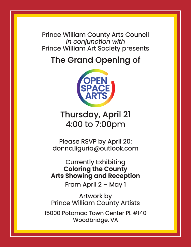 AC Open Space Arts Invitation v3 - The Grand Opening of Open Space Arts