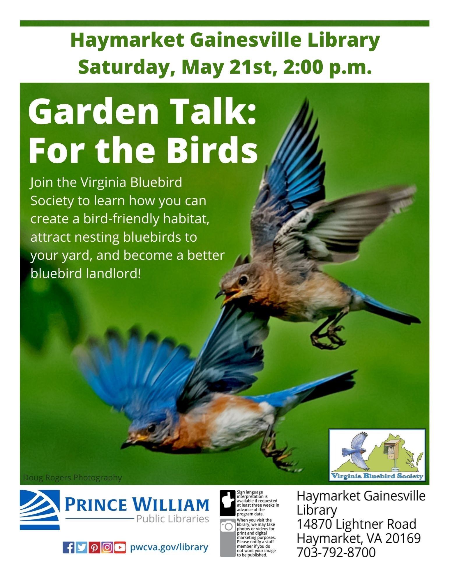 Garden Talk For the Birds 20220521 - Garden Talk for the Birds