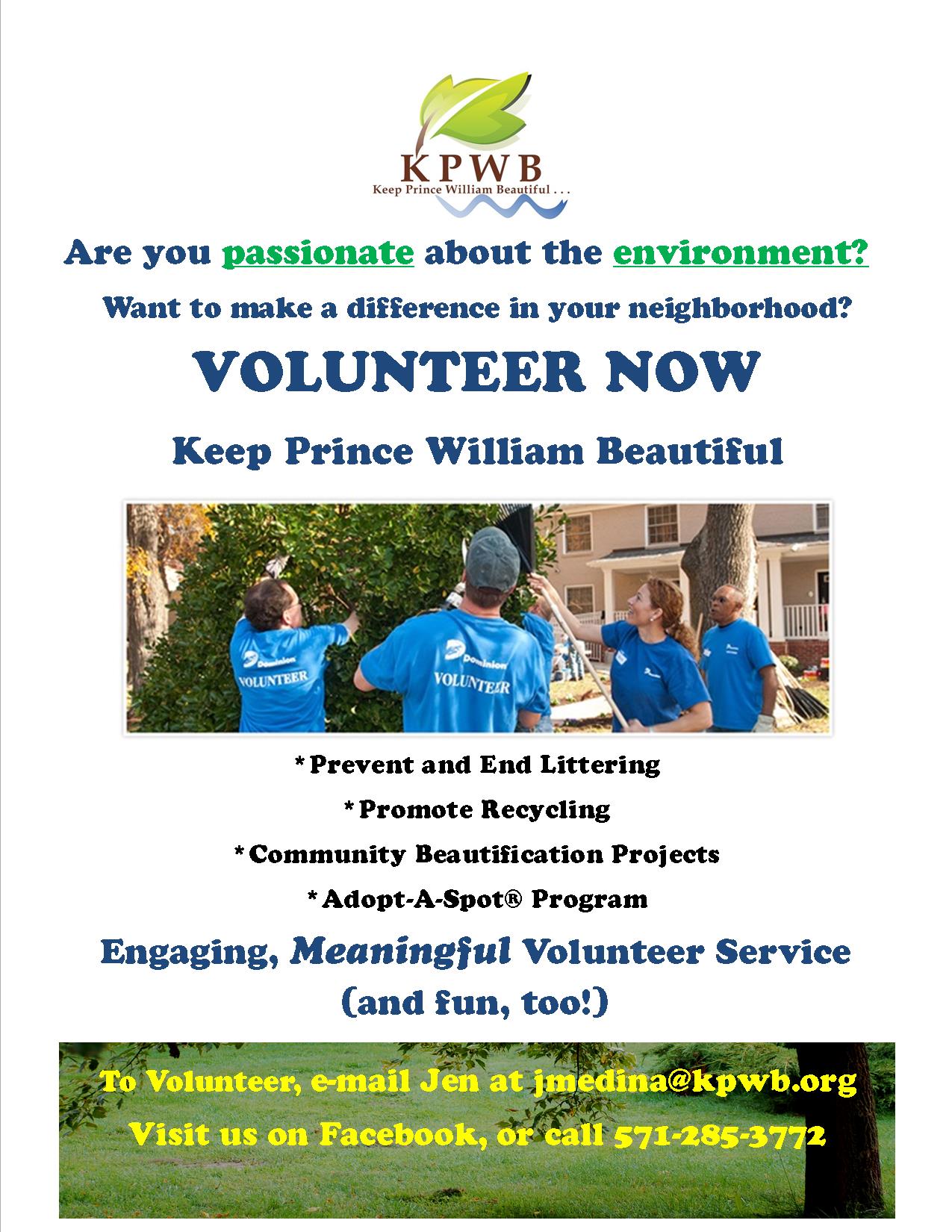 Get Involved! Volunteer Today